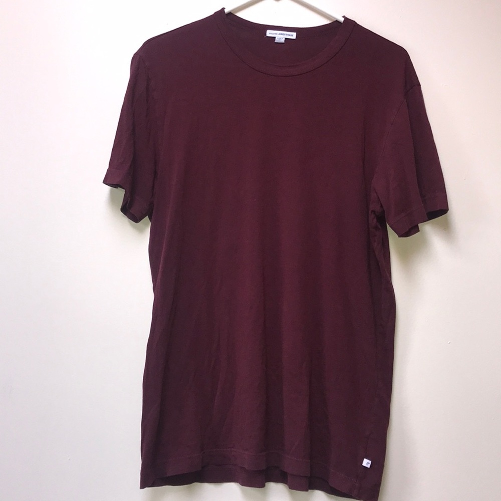 James Perse standard men’s size 2 maroon t shirt